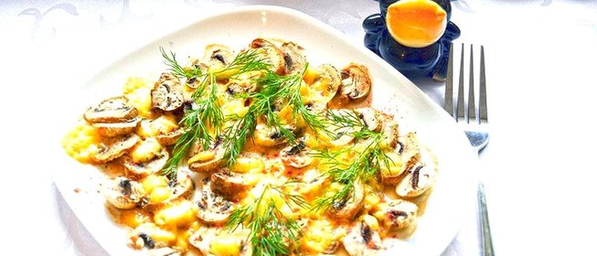 Грибная тарелка Маргарита