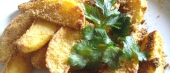 Картофель в сухарях