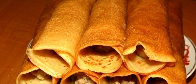 Блинчики с картошкой и печенью