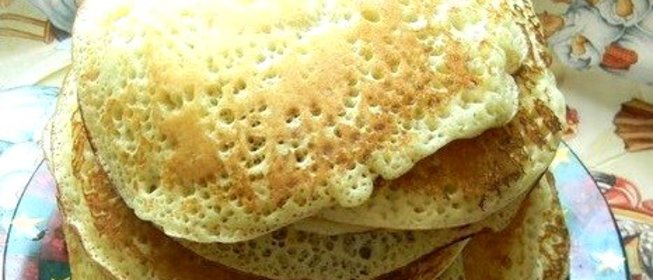 Блины-скородумки на сыворотке
