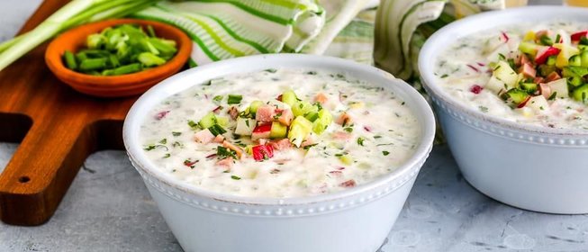 Окрошка с квасом