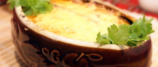 Запеканка с баклажанами