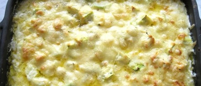Запеканка из кабачков и курицы