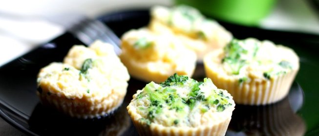 Омлет с брокколи в пароварке