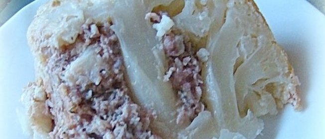Фаршированная цветная капуста
