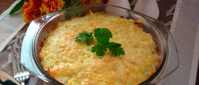 Мясная запеканка для детей