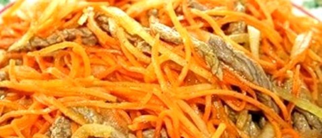 Хе из рыбы с морковью