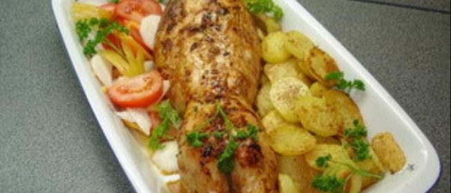 Тыква в клюквенном соусе