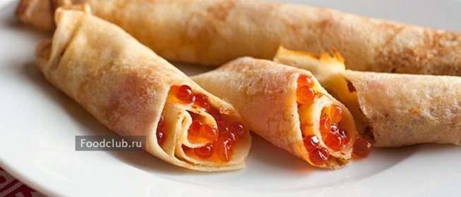 Блинчики с икрой