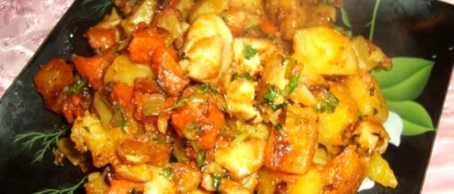 Рагу с курицей