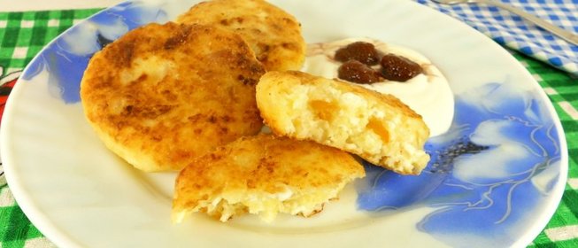 Сырники с курагой