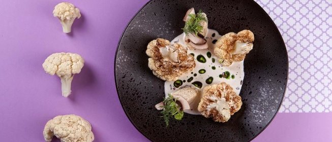 Цветная капуста с трюфельным соусом