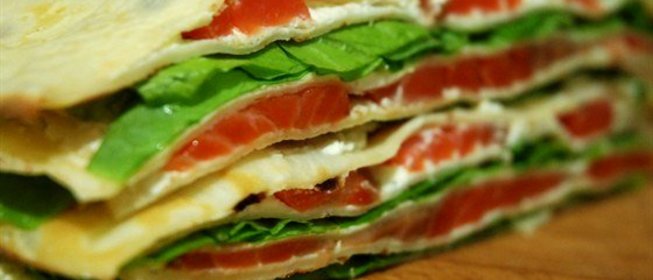 Блинные канапе