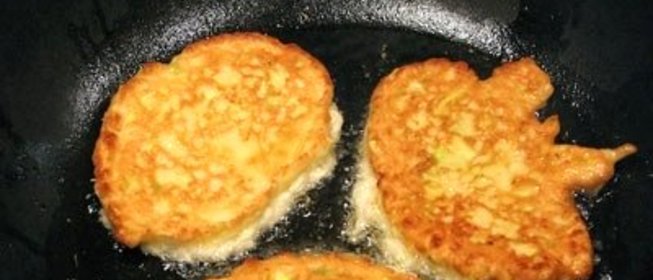Блинчики из кабачков и манки