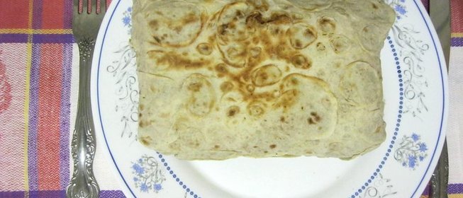 Конверты из лаваша с овощной начинкой