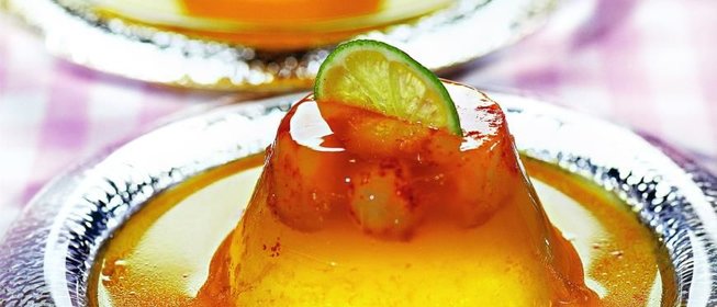 Морские гребешки с соком лайма в желе