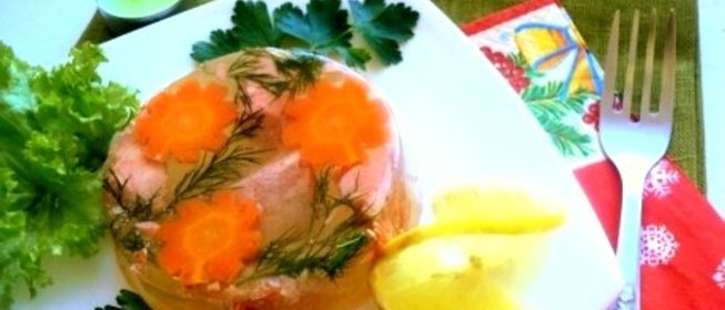 Заливное из семги