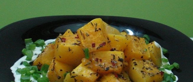 Тыква запеченная