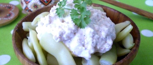 Фасоль под соусом