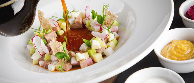 Окрошка на квасе