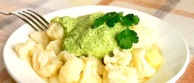 Цветная капуста с соусом