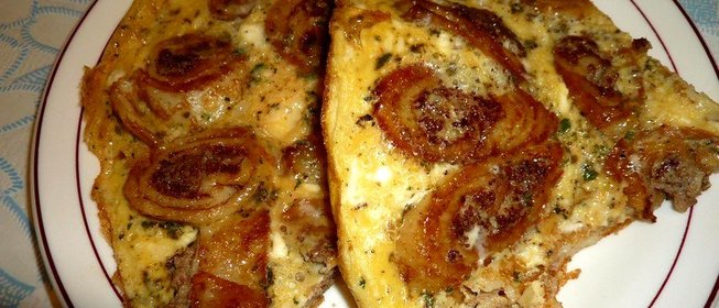 Блинчики в омлете