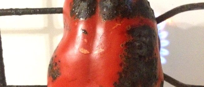 Болгарский перец на огне в домашних условиях