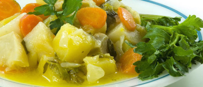 Тушеный сельдерей