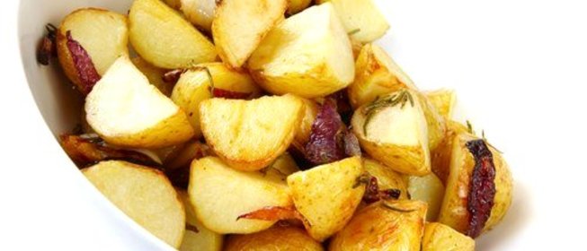 Печеный картофель в бальзамическом уксусе (Patate al Forno con Aceto Balsamico)