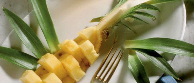 Ананаской уложу