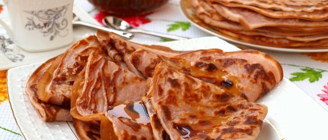 Заварные блинчики на йогурте