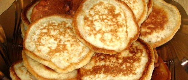 Овсяные оладьи с лимонным соком