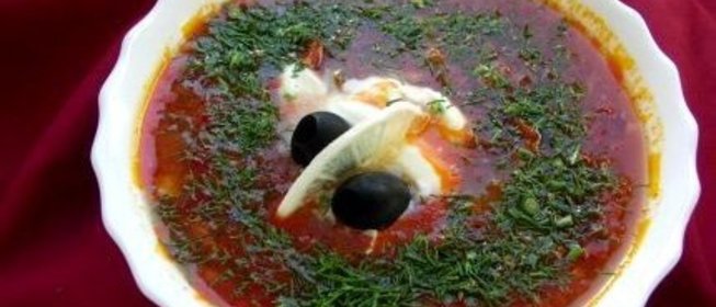 Мясная солянка