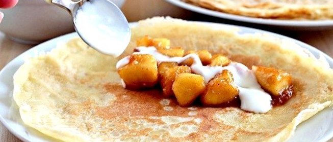 Блинчики с карамелью