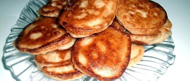 Постные оладьи