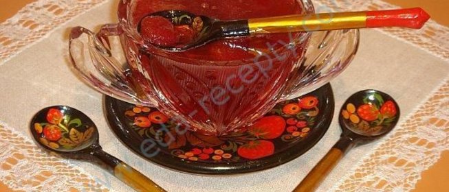 Варенье из клюквы с орехами