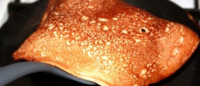 Картофельные блинчики с кервельным соусом