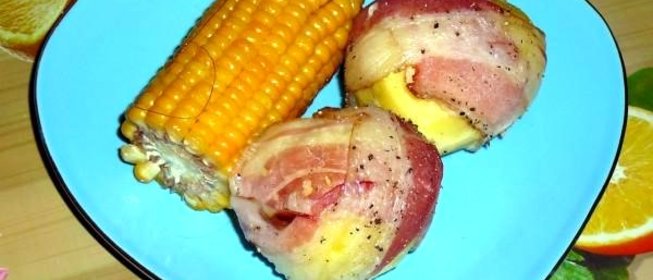 Картофель в беконе