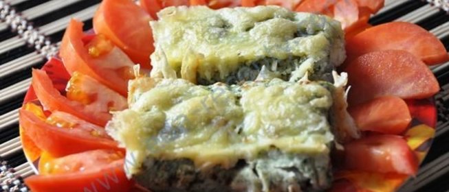 Блины с начинкой из шампиньонов