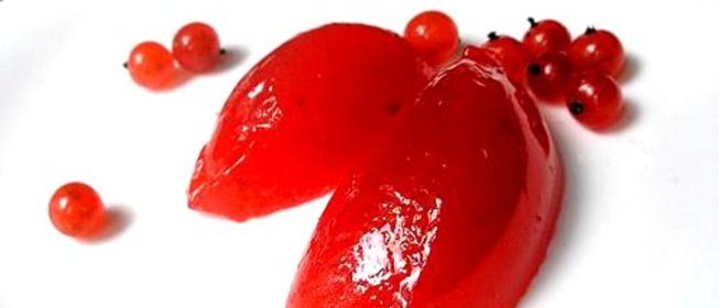 Желе из красной смородины
