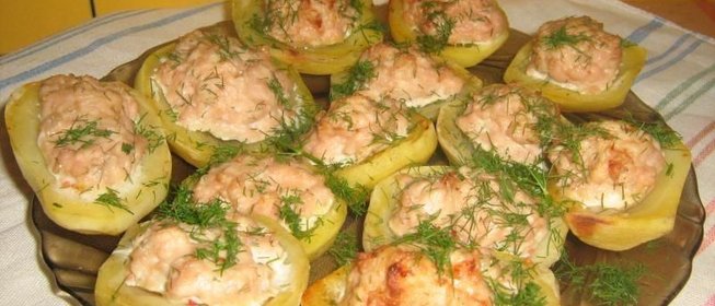 Картофель с фаршем в духовке