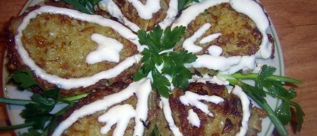 Картофельные оладьи