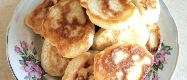 Дрожжевые оладьи на воде