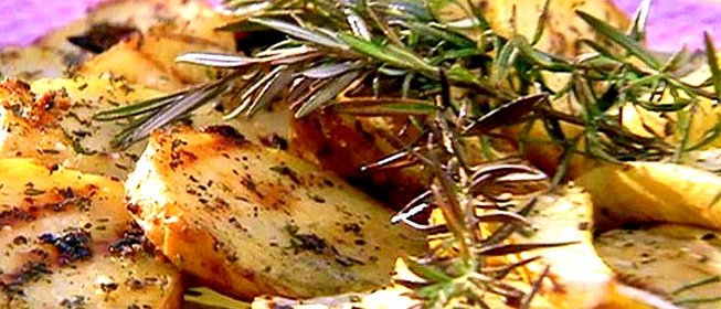 Картофель на гриле