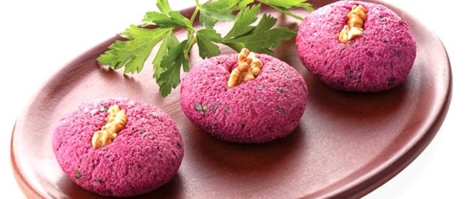 Пхали из свеклы с орехами