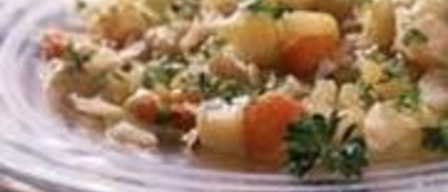 Овощное рагу со светлым пивом