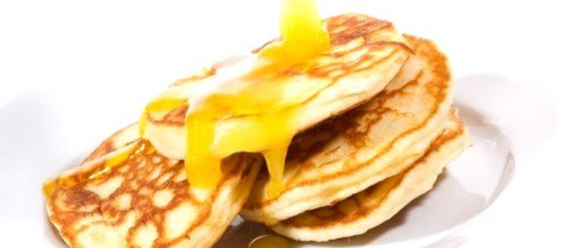 Лимонно-карамельный соус для блинов