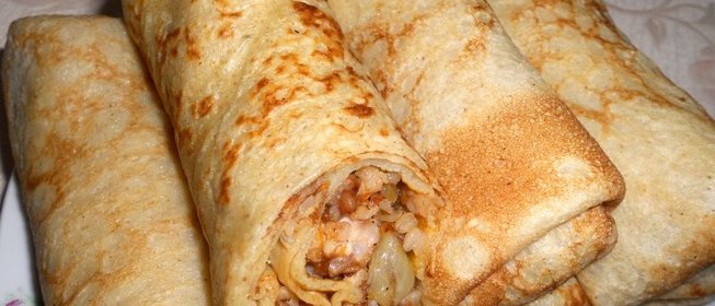 Блины Старорусские с гречневой кашей