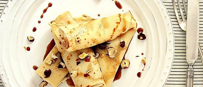 Блины с орехами