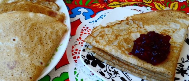 Заварные блинчики с водкой.